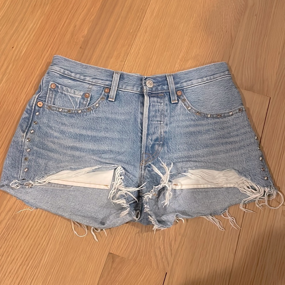Studded Levi’s 501 Shorts